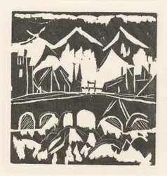 Paisaje con un puente