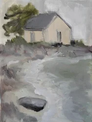 Casa tranquila en la costa
