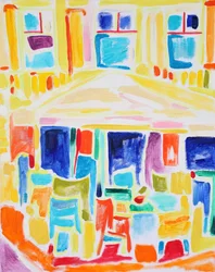 Café Colorful City
