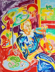 Retrato de un artista lleno de vida