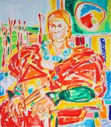 Retrato de una mujer llena de vida