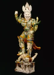 Lokapala (Guardián Celestial), principios del siglo VIII