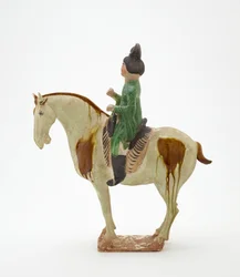 Hombre a caballo, Dinastía Tang, c.700-750