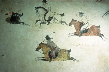 Tumba del Príncipe Heredero Zhang, 2º año de Shenlong, dinastía Tang, 618-907