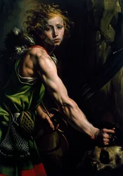 David con la cabeza de Goliat