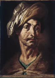 Cabeza de hombre con turbante