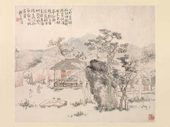 Escena de jardín