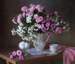 Acogedor bodegón floral