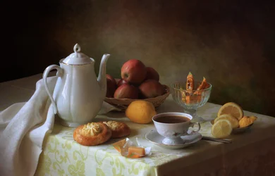 Un merendillo acogedor a la hora del té