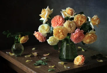 Naturaleza muerta de Moody Rose