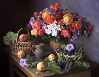 Arreglo floral otoñal de gran riqueza