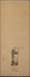 Kenshu, monje con camarón, c. 1600-1640