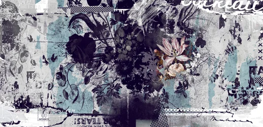 Las grandes cosas tienen pequeños comienzos, 2015 (Collage sobre lienzo)