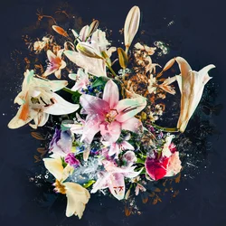 Bouquet VIII, 2018 (técnica mixta sobre lienzo)
