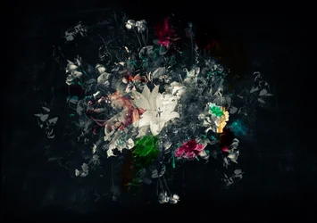 Bouquet XI, 2018 (técnica mixta sobre lienzo)