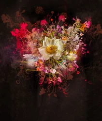 Bouquet XXVII, 2019 (técnica mixta sobre lienzo)