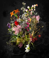 Bouquet XXXIX, 2020 (técnica mixta sobre lienzo)