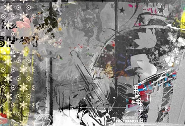 Eye Contact, 2014 (Collage sobre lienzo)