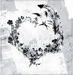 Flower Heart, 2015 (técnica mixta sobre lienzo)