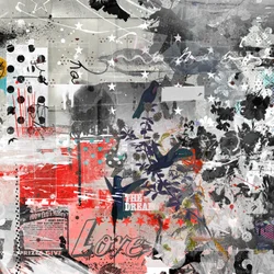 Love the dream, 2015 (técnica mixta sobre lienzo)