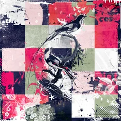 Colcha natural, 2013 (Collage sobre lienzo)