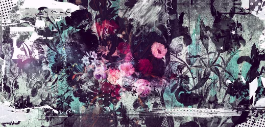 Renacido, 2016 (Collage sobre lienzo)