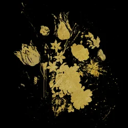 Pequeño ramo, 2013 (Collage sobre lienzo)