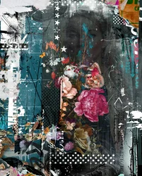 Empápate del sol, 2014 (técnica mixta sobre lienzo)