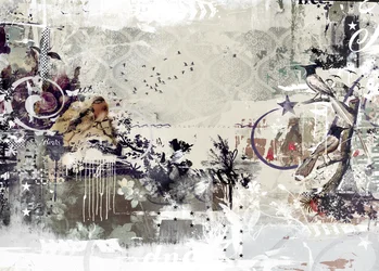 Tweeting Birds, 2015 (técnica mixta sobre lienzo)