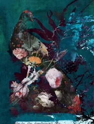 Wildness, 2018 (técnica mixta sobre lienzo)