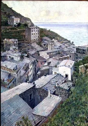 Tejados en Riomaggiore