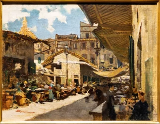 El antiguo mercado de Florencia