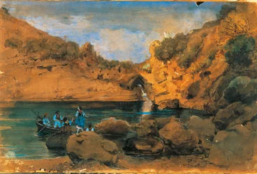 Sirenas bañándose en Sorrento