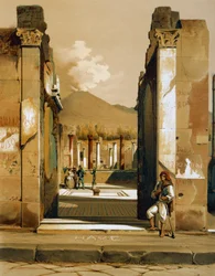 Vista de la Casa del Fauno en Pompeya