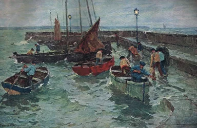 Escena del Puerto, c.1915