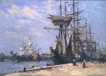 Embarcaciones en el puerto de Poole