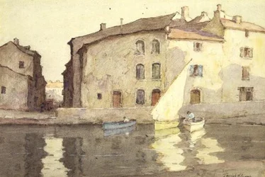 El canal en Martigues