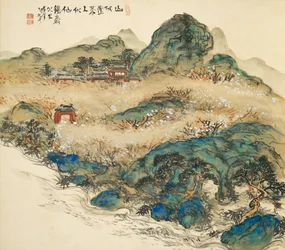 Monte Penglai Montaña de los Inmortales, 1924