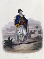 Hussein Pacha (1765-1838), el último Dey de Argel (1818-30), 1846