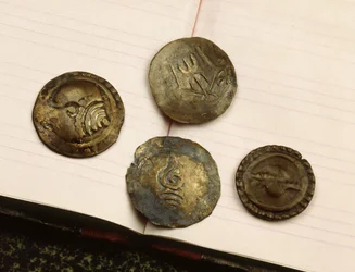 Monedas del Reino Mon de Dvaravati, siglo VIII-IX