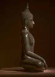 Maravijaya Buda. Tailandia. Segunda mitad del siglo XV. Tallado