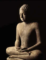Buda Meditante, Período Davaravati