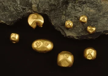 Monedas bala de veintidós quilates del reinado del Rey Rama IV