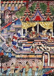 Wiharn Laikarn, episodio de Jataka Sang Thong