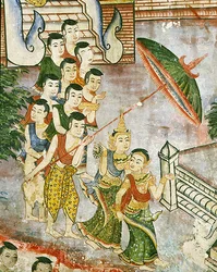 Wiharn Laikarn, episodio de Jataka Sang Thong