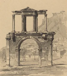 El arco de Adriano, 1890