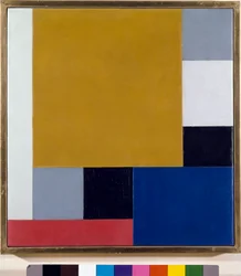 Composición 22. Pintura de Theo Van Doesburg (1883-1931) 1920 Eindhoven, Stedelijk Van Abbemuseum