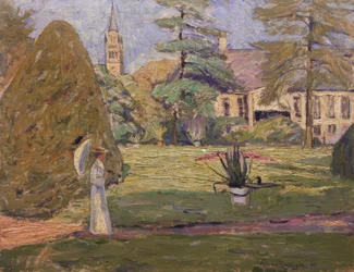 Casa solariega en Langen (En el parque)