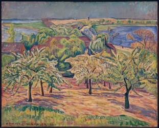 El huerto de manzanas de Herrmann en Baumgartenbrück