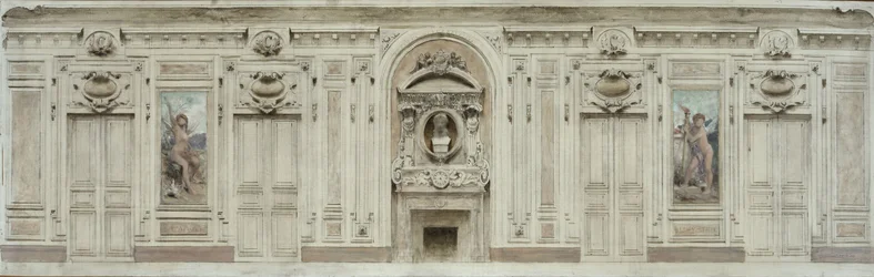 Boceto para el salón de bodas del ayuntamiento de Courbevoie: L